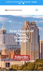 Mobile Screenshot of christianscienceraleigh.com